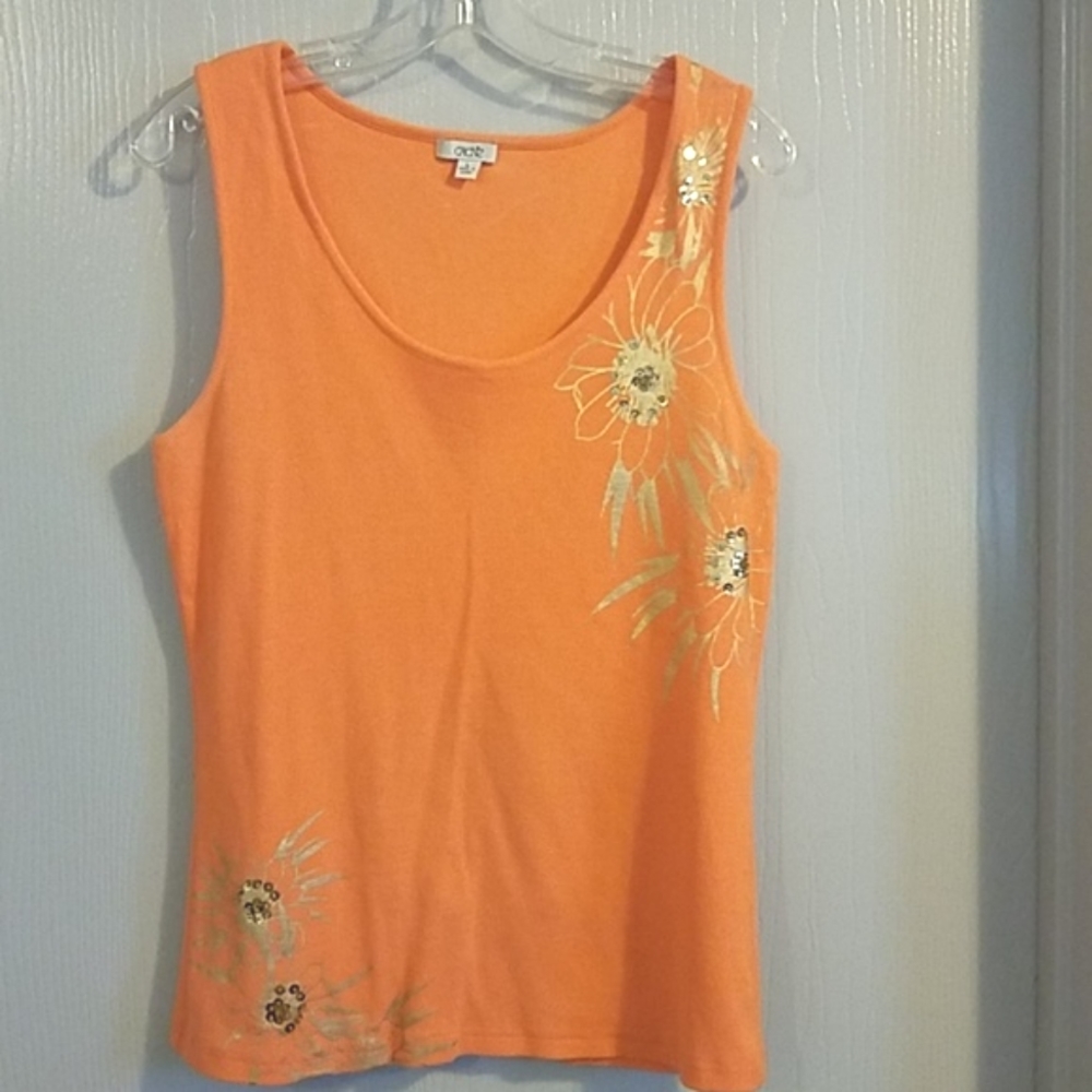 Cache brand summer blouse / Tank size Large